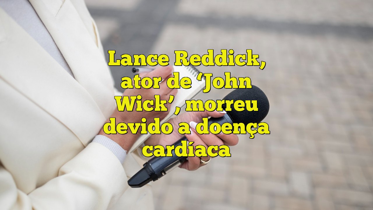 Lance Reddick, ator de 'John Wick', morreu devido a doença cardíaca