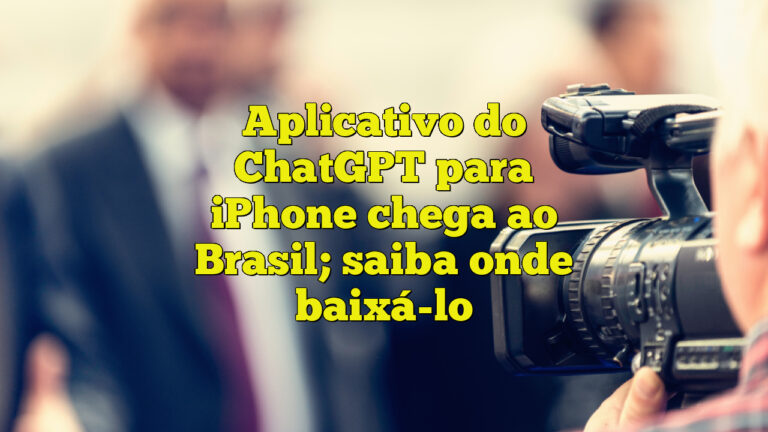 Aplicativo do ChatGPT para iPhone chega ao Brasil; saiba onde baixá-lo