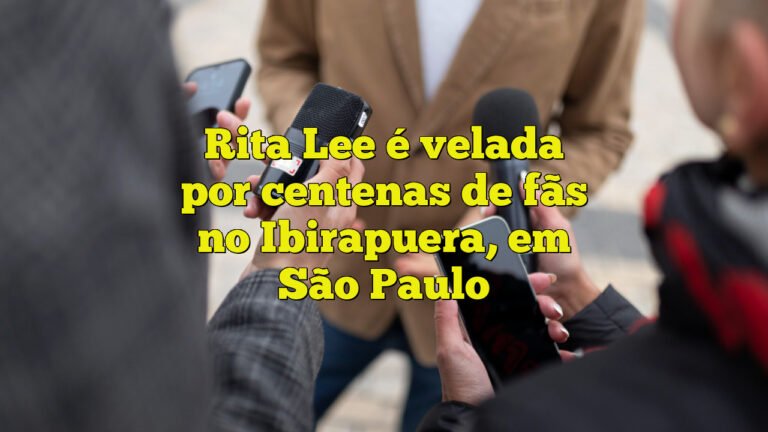 Rita Lee é velada por centenas de fãs no Ibirapuera, em São Paulo