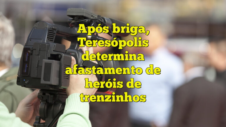 Após briga, Teresópolis determina afastamento de heróis de trenzinhos