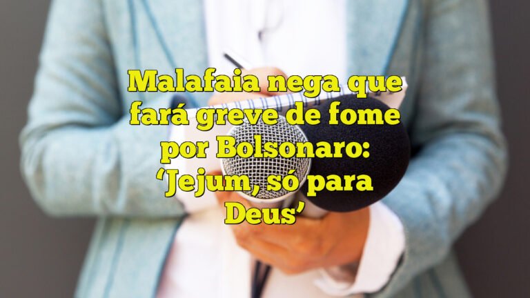 Malafaia nega que fará greve de fome por Bolsonaro: ‘Jejum, só para Deus’