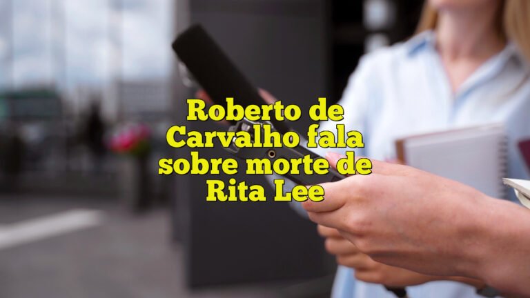 Roberto de Carvalho fala sobre morte de Rita Lee