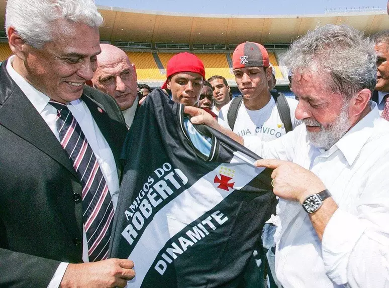 roberto dinamite e lula