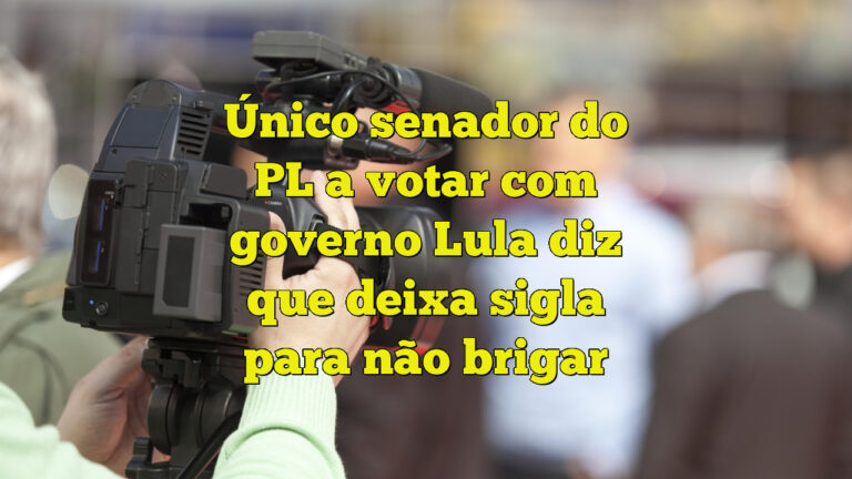 Único senador do PL a votar com governo Lula diz que deixa sigla para não brigar