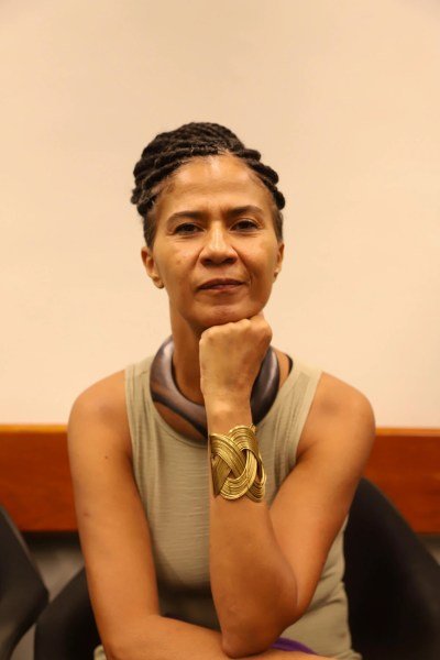 Jolúzia Batista, assessora do Cfemea (Centro Feminista de Estudos e Assessoria), durante fala sobre projetos antiaborto no congresso