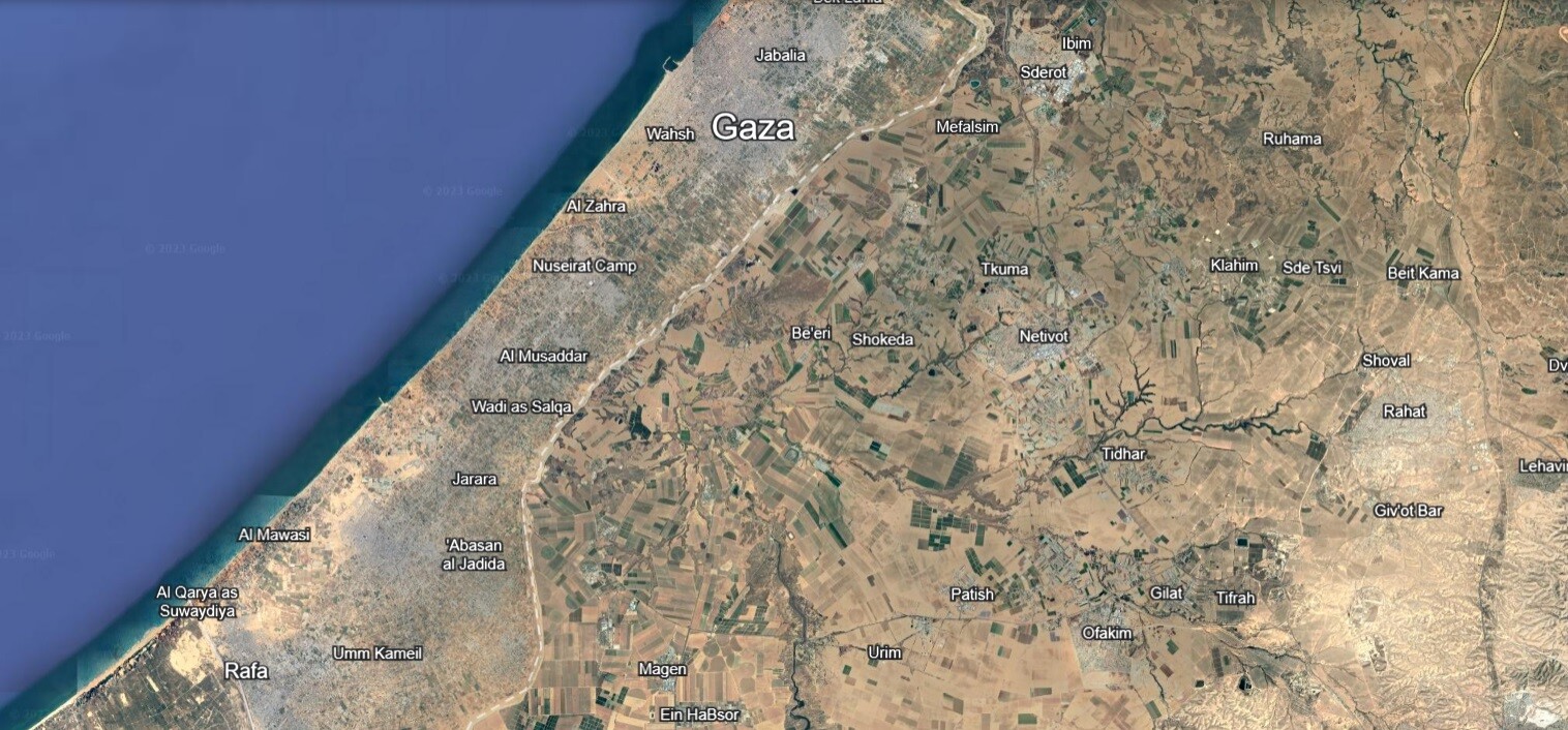 Empresas de fotos de satelite borram imagens para ajudar Israel